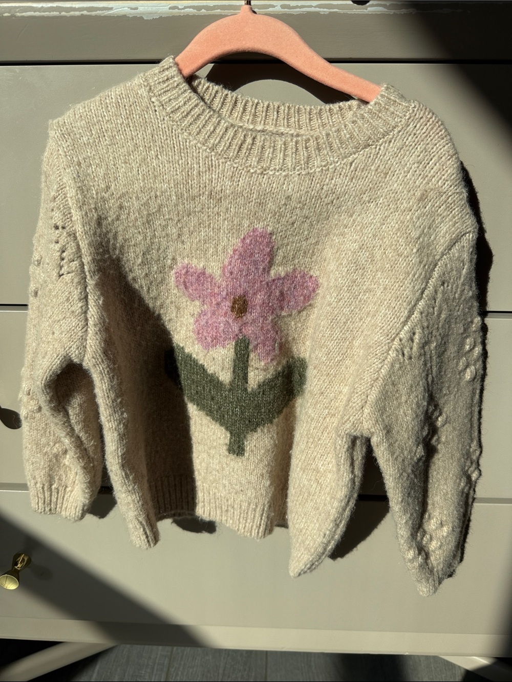 Zara Flower Sweater